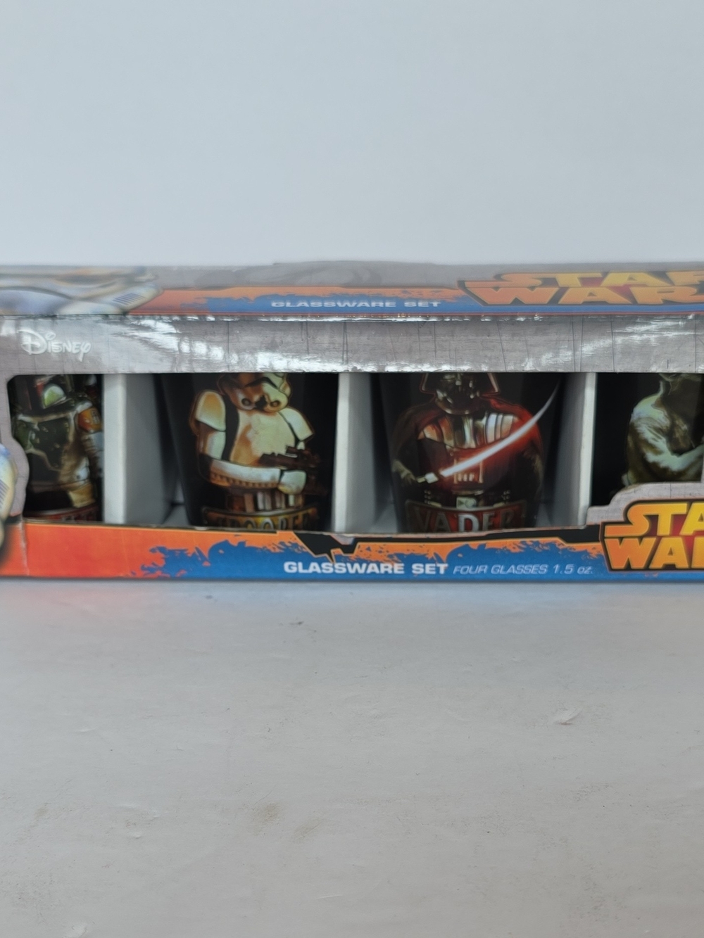 Star Wars Black Character Glassware Shot Glasses Set - 4-Piece